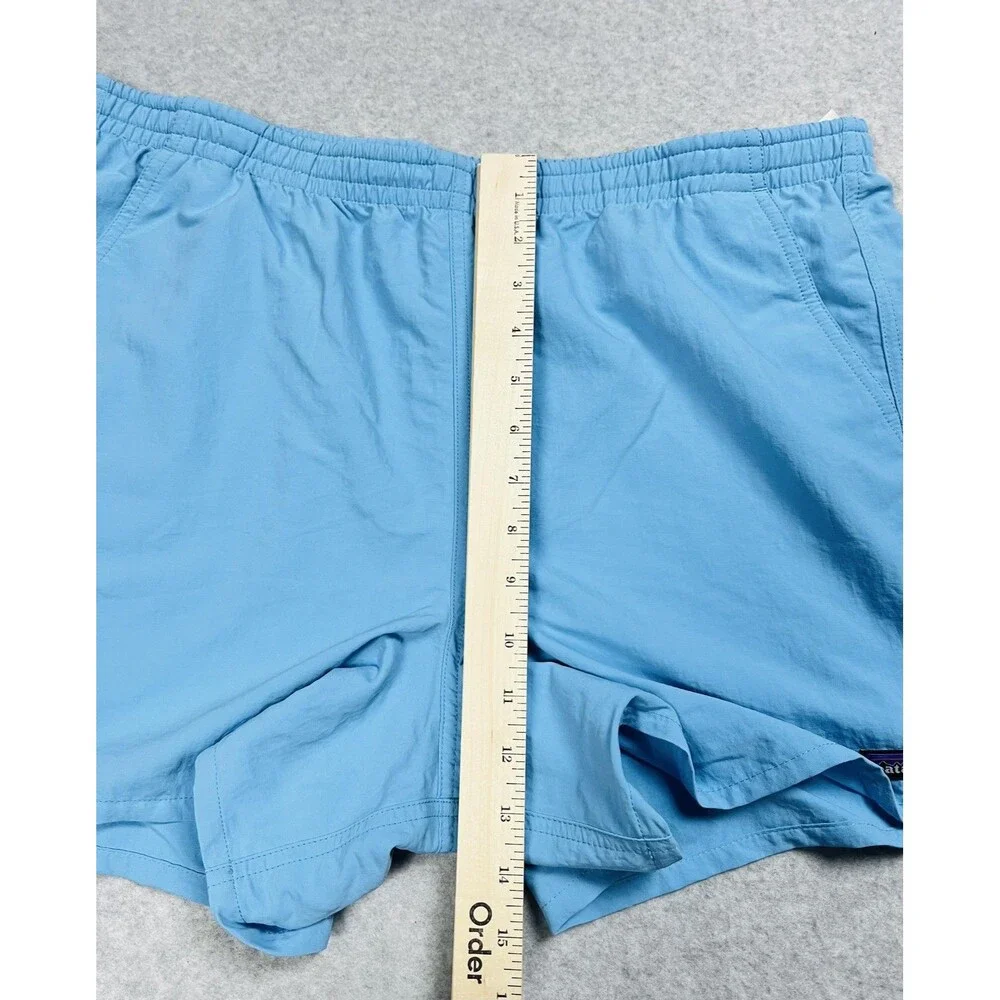 Patagonia Swim Trunks Mens XL Blue Lined Quick Dry Elastic Waist Resort